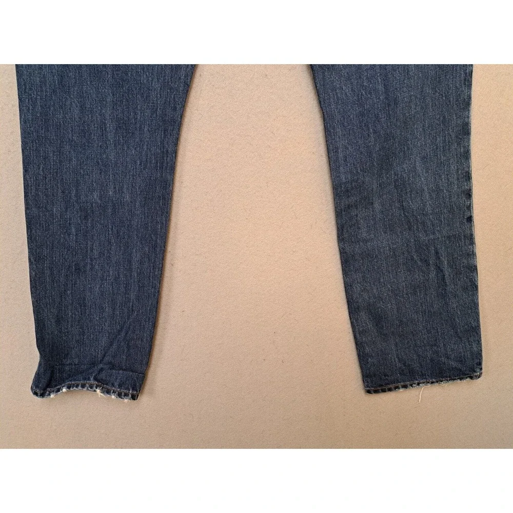 J Crew Pants Mens Blue Denim Jeans Style 770 Straight Men 34x32 (Measures 36x31)
